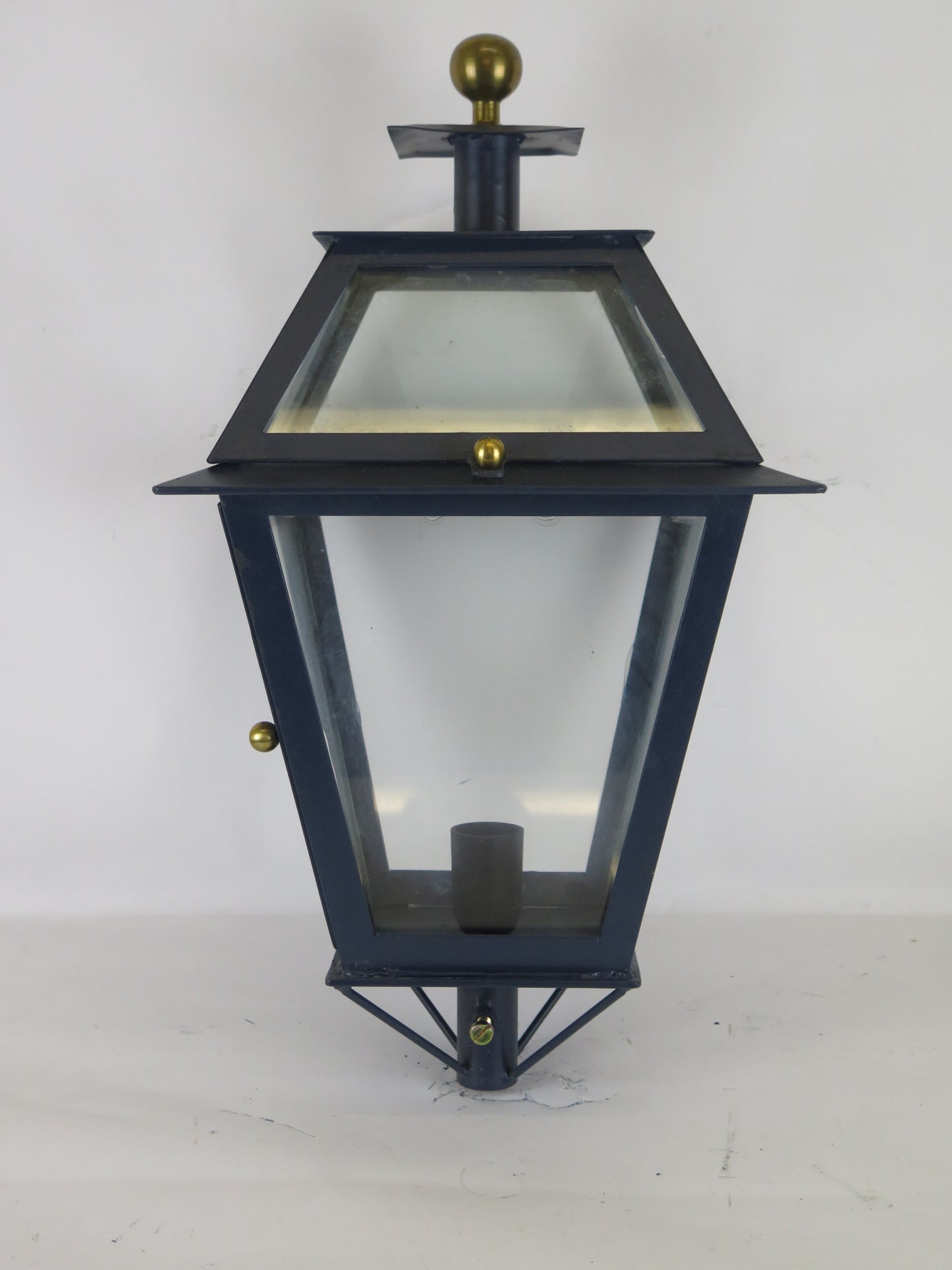 Lampione in ferro battuto artigianale vintage alta qualità lanterna CH S6