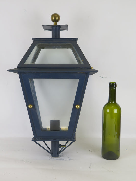 Lampione in ferro battuto artigianale vintage alta qualità lanterna CH S6