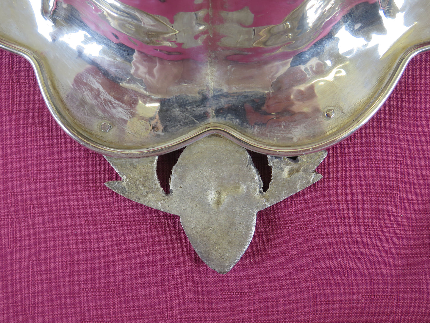 Fruttiera centrotavola cestino in metallo argentato ottima qualità bt2