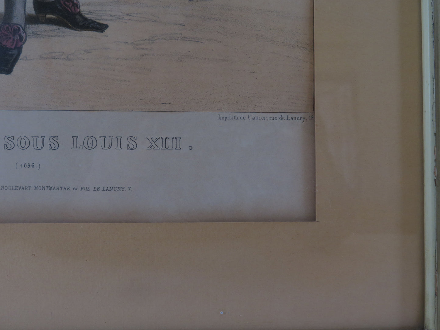 Due stampe antiche moda costume du temps louis xiii francia stampa antica vs13