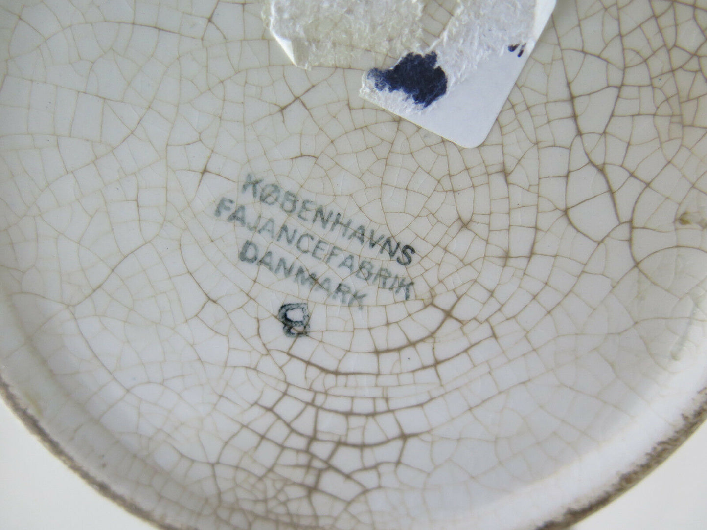 ANTICA BROCCA CERAMICA KØBENHAVN FAJANCEFABRIK DANMARK DANIMARCA ANTIQUES R49