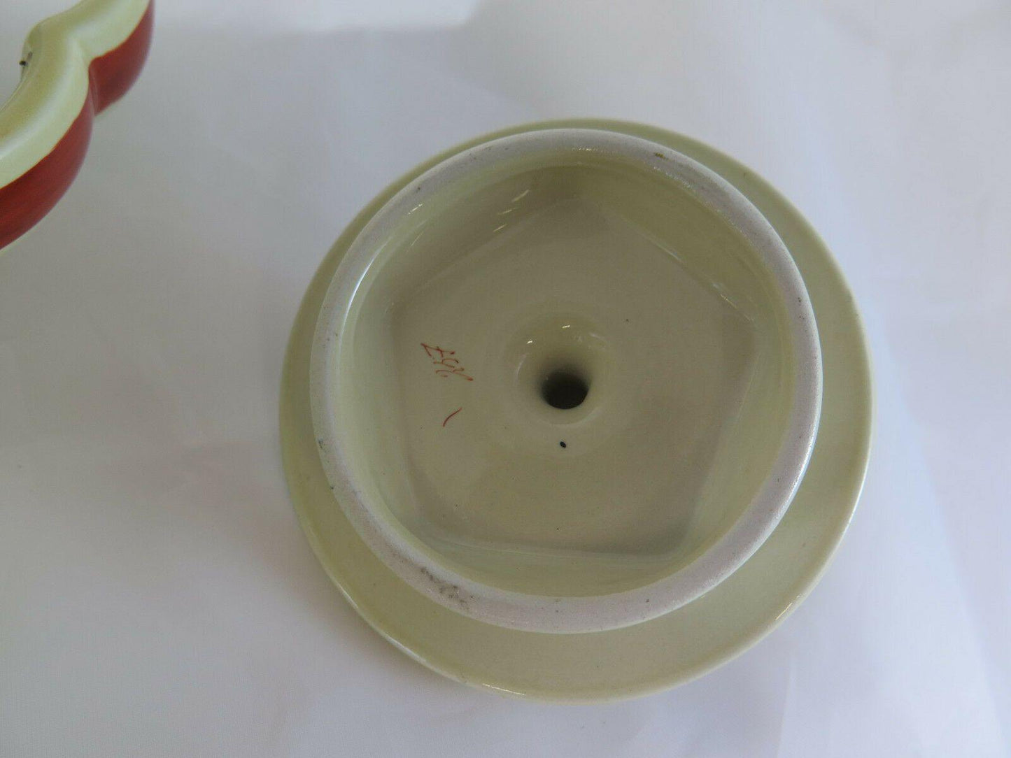 CAFFETTIERA ALUMINIA DENMARK COPENHAGEN 1936 IN CERAMICA POTTERY FAIENCE R27 - Belbello Antiques