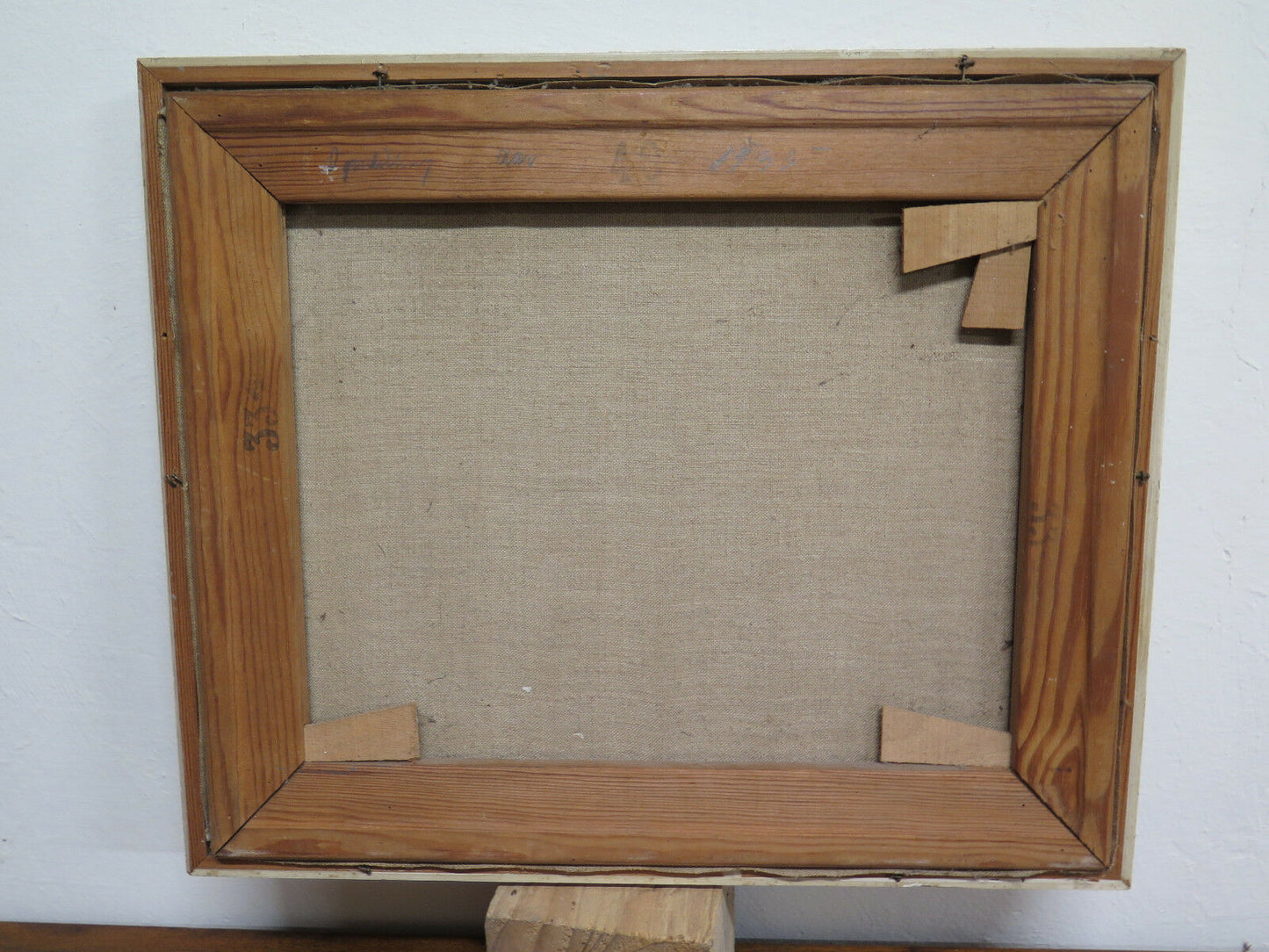 INTERNO CON OGGETTI QUADRO ANTICO DIPINTO OLIO SU TELA DANIMARCA PRIMO 900 R95