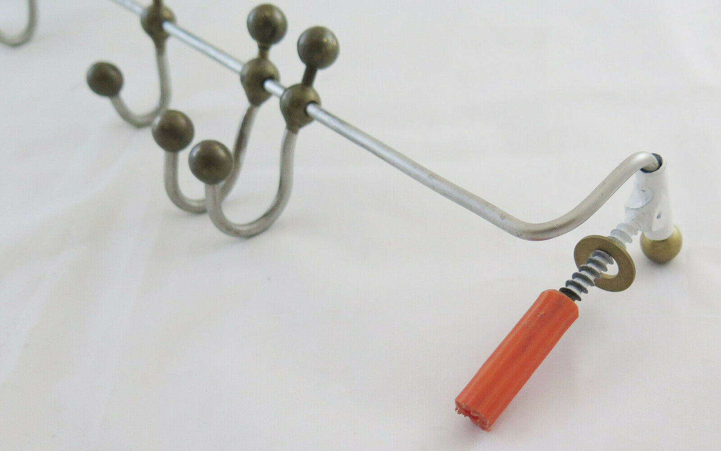 TOWEL RACK CLOTH RACK VINTAGE METAL WALL HANGER 40cm CH15