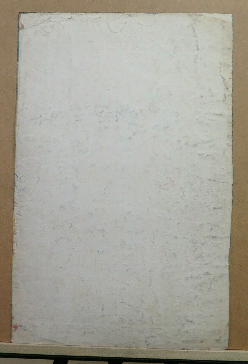 ANTIQUE INTERIOR DRAWING FIGURES CHARCOAL PAPER ART Pierre Duteurtre DUT BM53.1