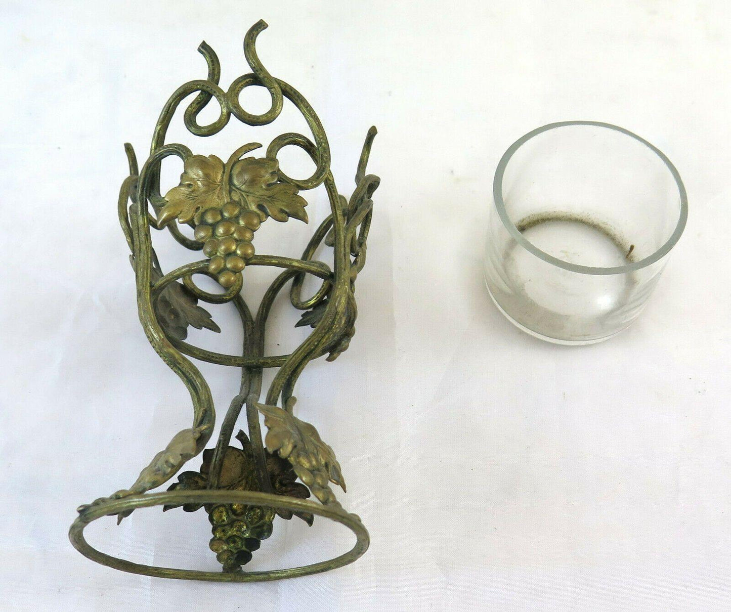 PICCOLO VASO ART NOUVEAU STILE LIBERTY LUMINO CANDELIERE STATUINA ELEFANTE GR11 - Belbello Antiques
