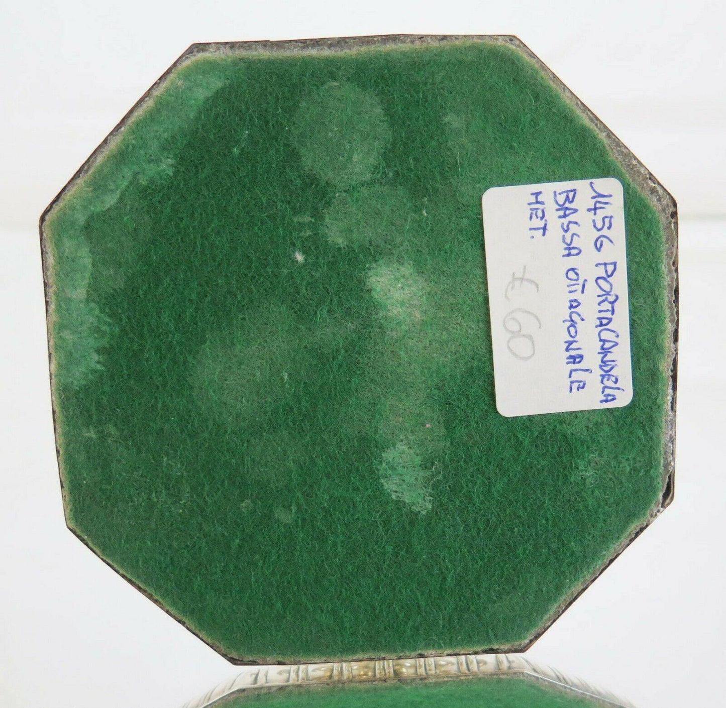 ANTICO CANDELIERE BUGIA PORTACANDELA Hilsen Hotel Frederiksværk Denmark R62 - Belbello Antiques