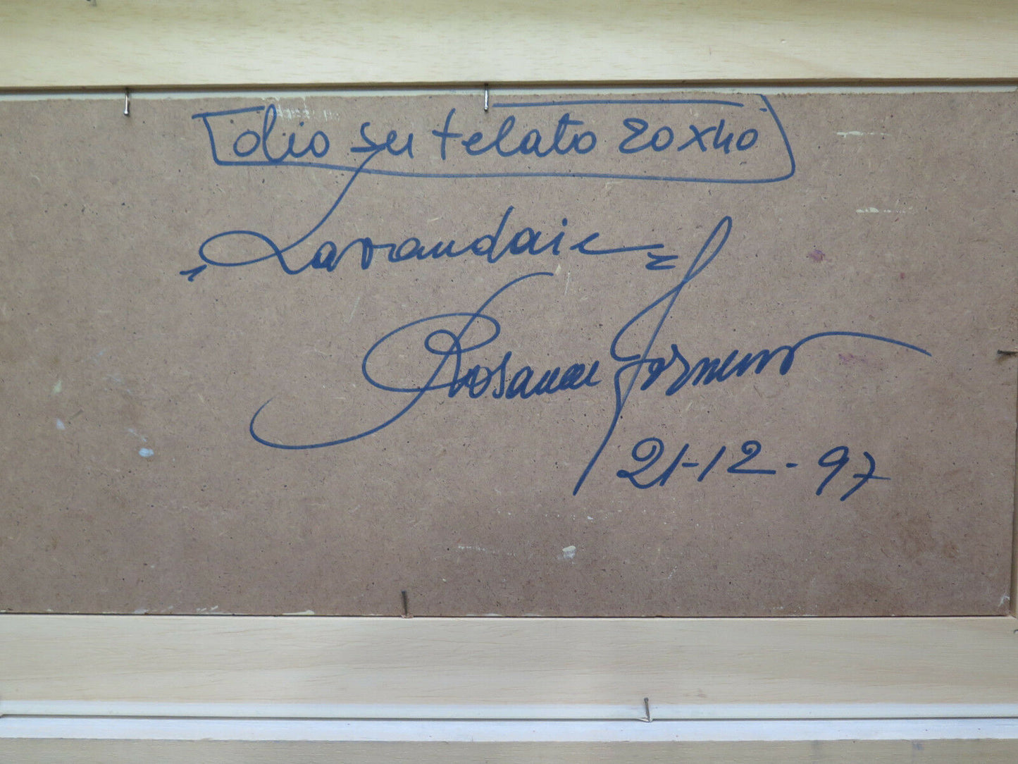 QUADRO MODERNO DIPINTO AD OLIO FIRMATO ROSANNA FORNERO PAESAGGIO BUCOLICO c5