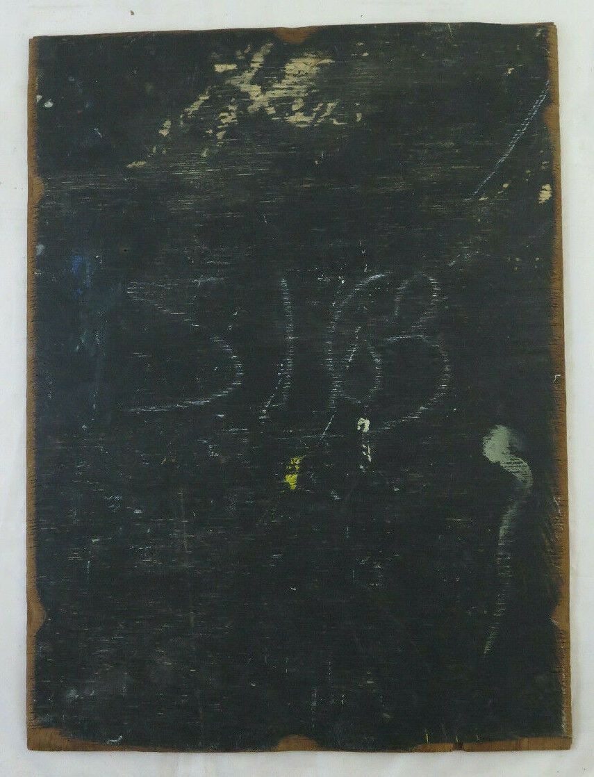 ANCIENT PAINTING OF RIVER LANDSCAPE SIGNED GAUDE PIEDMONT BEGINNING OF THE CENTURY BM43