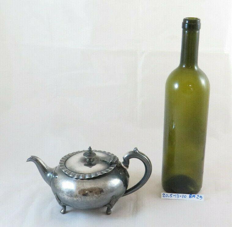 ANTICO SERVIZIO DA TÈ THE CAFFETTIERA ZUCCHERIERA LATTIERA OMAGGIO TEIERA BM29 - Belbello Antiques
