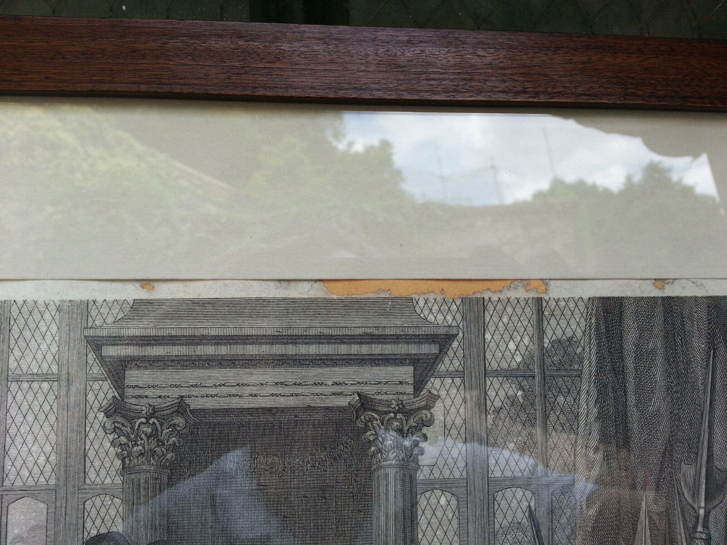 ANTIQUE PRINT OLIVER CROMWELL DISSOUT LE PARLEMENT D'ANGLETERRE ANTIQUE PRINT