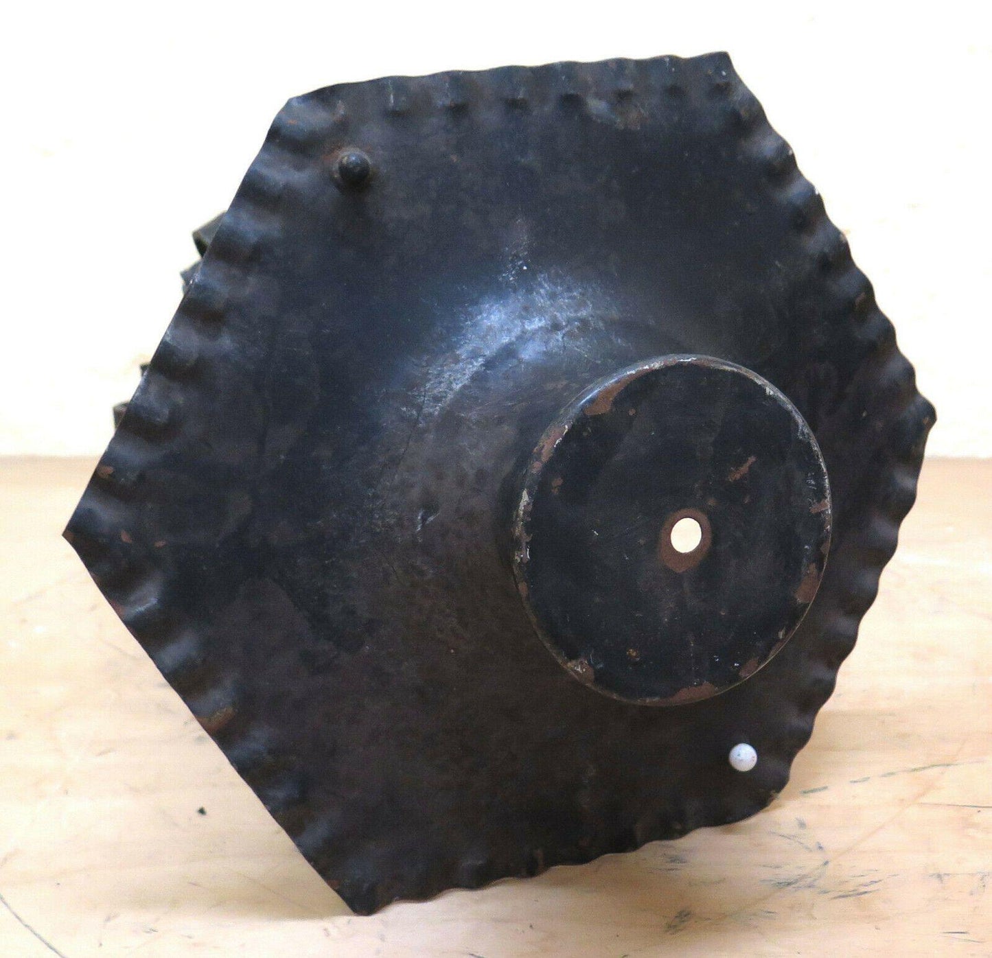 LAMPIONE IN FERRO BATTUTO FORGIATO A MANO LANTERNA VINTAGE LAMPADARIO CH - Belbello Antiques