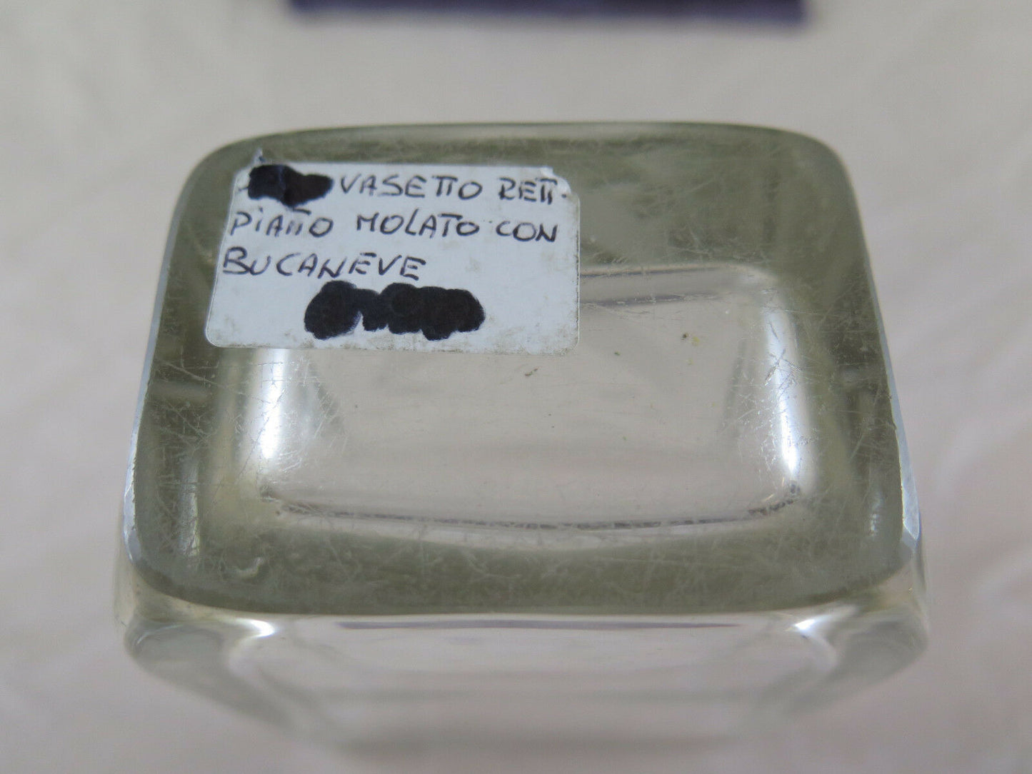 VASO IN VETRO DECò DECO' VINTAGE SCANDINAVIA PRIMO NOVECENTO ART DECO VASE R24