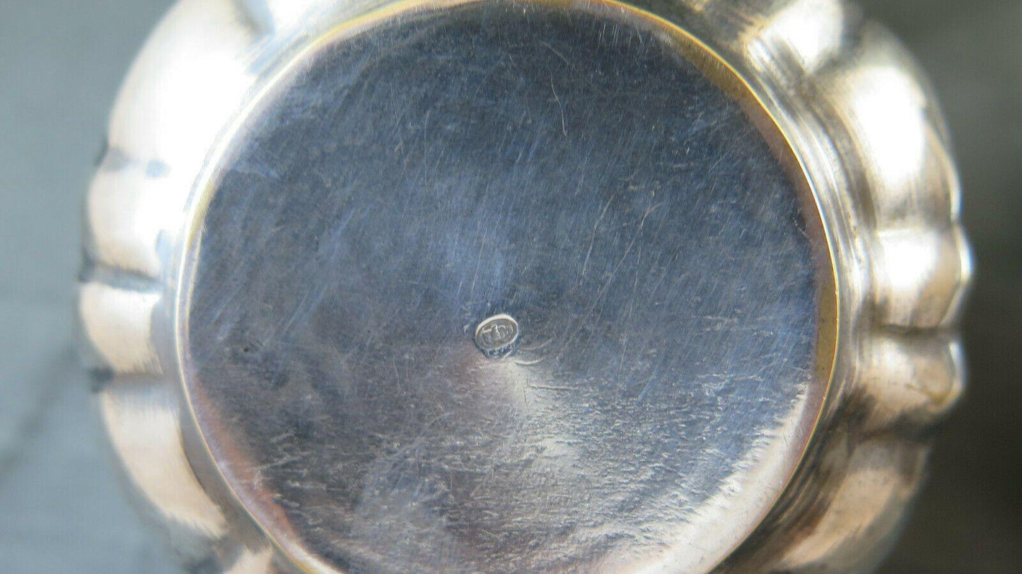 DUE VECCHI PORTACENERE CON PORTAFIAMMIFERI SILVERPLATE VINTAGE COLLEZIONE BM29 - Belbello Antiques