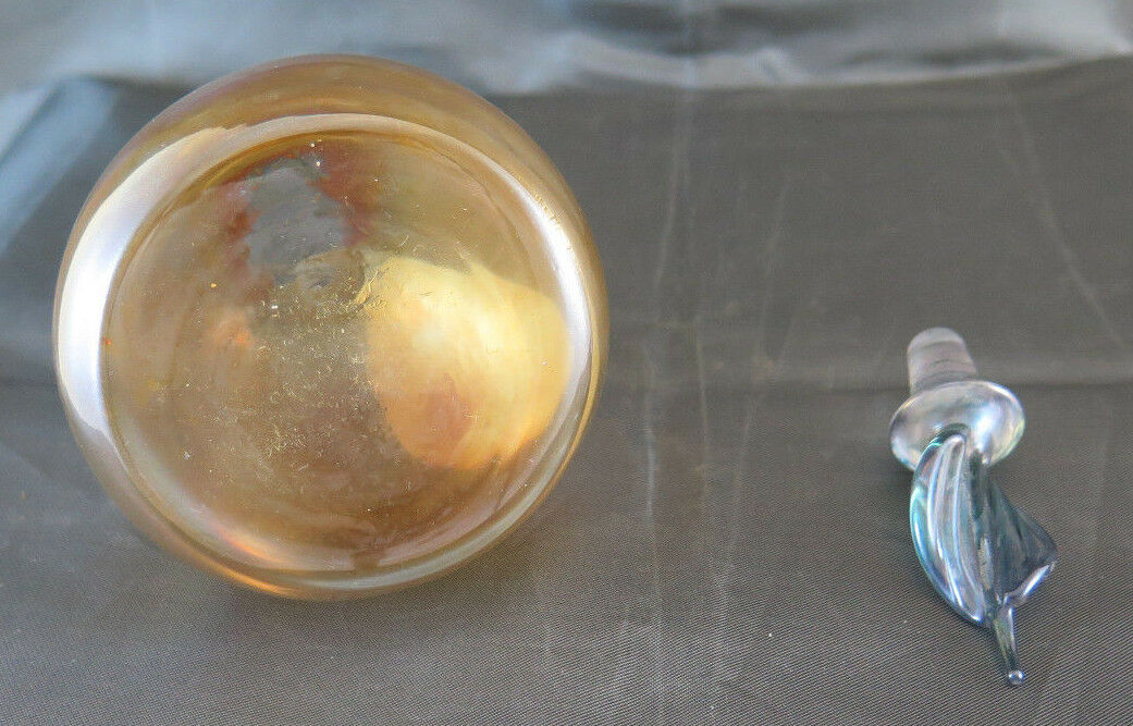 TWO PERFUME BOTTLES ART NOUVEAU LIBERTY STYLE COLLECTABLE AMPOULES R121