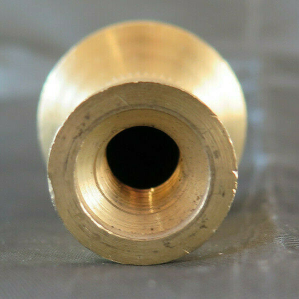 MANIGLIA FREGIO A POMELLO IN OTTONE ARTIGIANALE POMOLO POMOLI POMO h 7 cm CH27