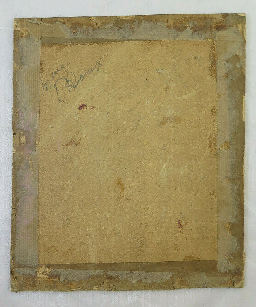 QUADRO ANTICO VEDUTA CHIESA ORTODOSSA DIPINTO OLIO SU TAVOLA FRANCIA BM38