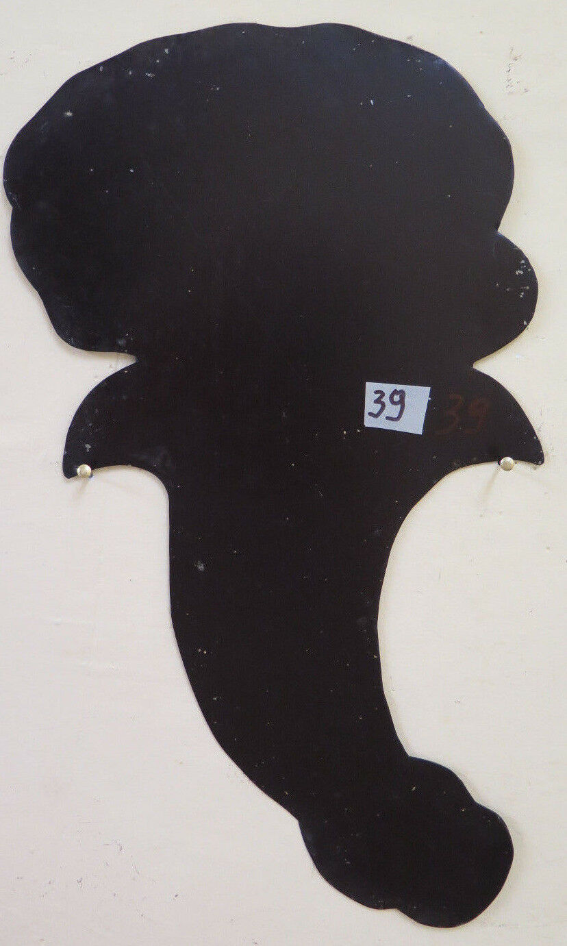 FREGIO DECORATIVO A CORNUCOPIA DIPINTO ED INCISO A BULINO SU FERRO CH13 39