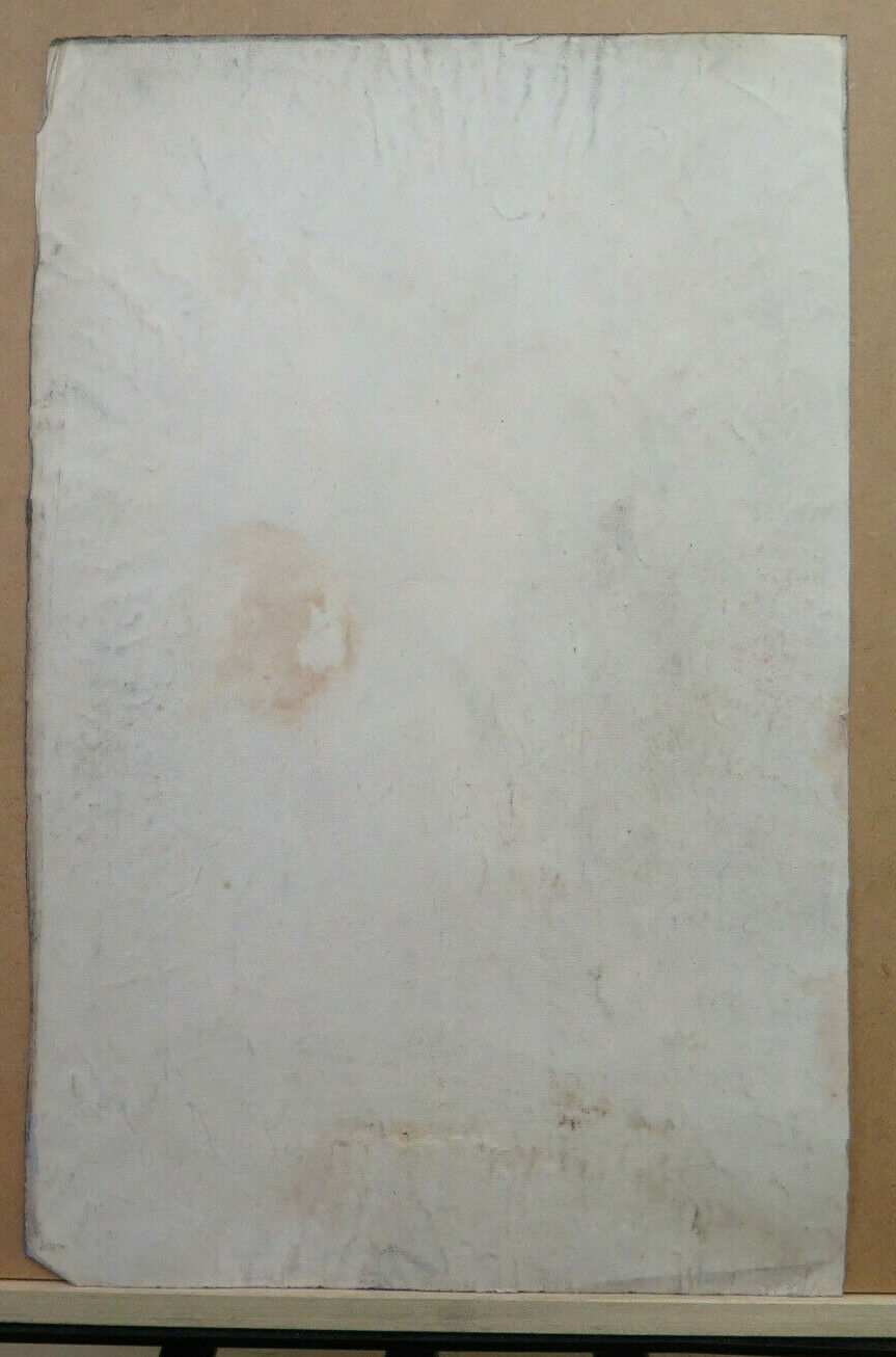 CRUCIFIXION OF JESUS CHRIST ANCIENT PAINTING ARTIST Pierre Duteurtre DUT BM53.1