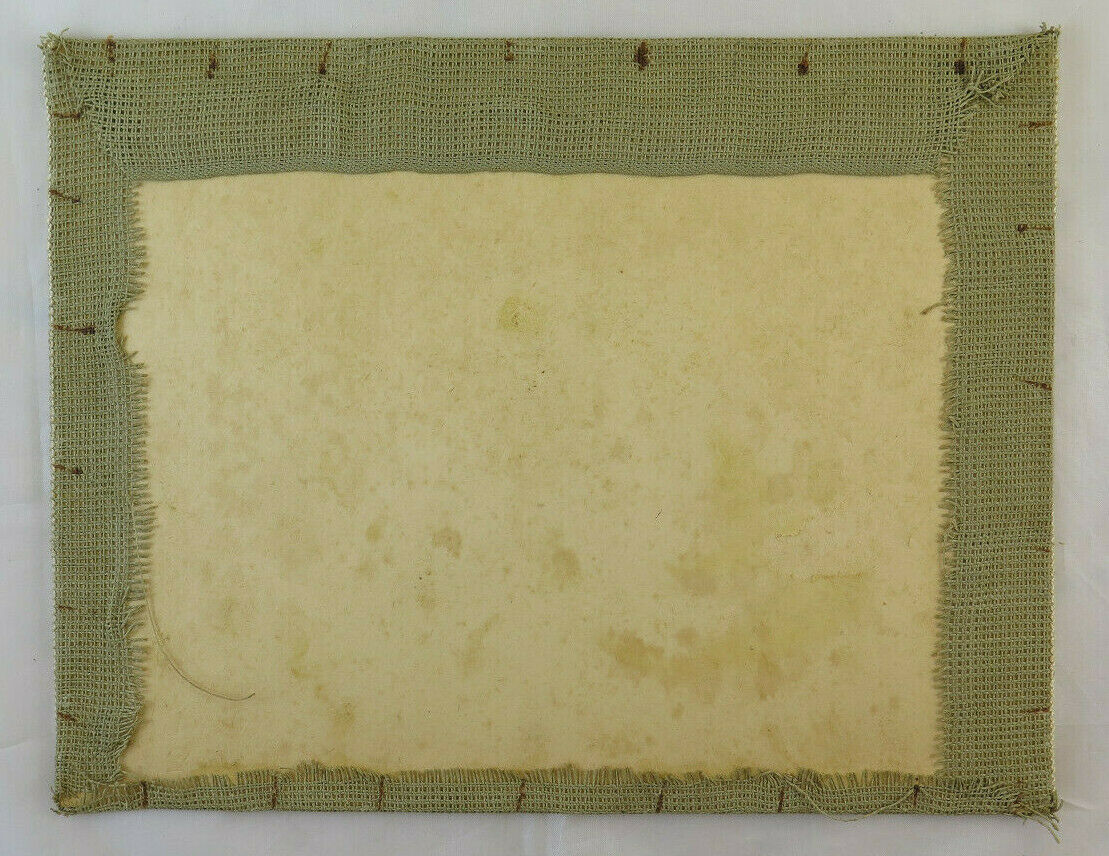 VECCHIO RICAMO IMPARATICCIO MEZZOPUNTO Canapa da imparaticcio CROSS STITCH X3