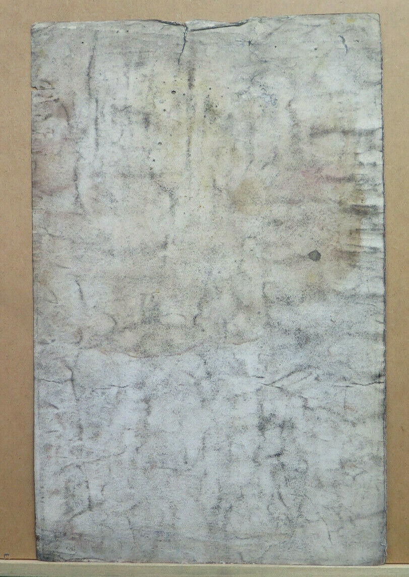 PORTRAIT OF A GENTLEMAN WITH HAT AND MUSTACHE ANTIQUE DRAWING BY Pierre Duteurtre DUT BM53.1