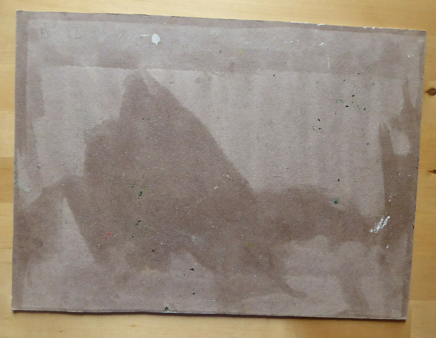 OLD PAINTING IN IMPRESSIONIST STYLE LANDSCAPE VIEW OF THE COUNTRY OF SPAIN 1900s MD1