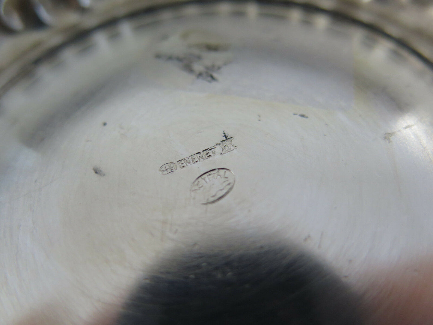 ANTIQUE CENTERPIECE CUP ENERET ASTRAL SILVERPLATE ART NOUVEAU BOWL R90