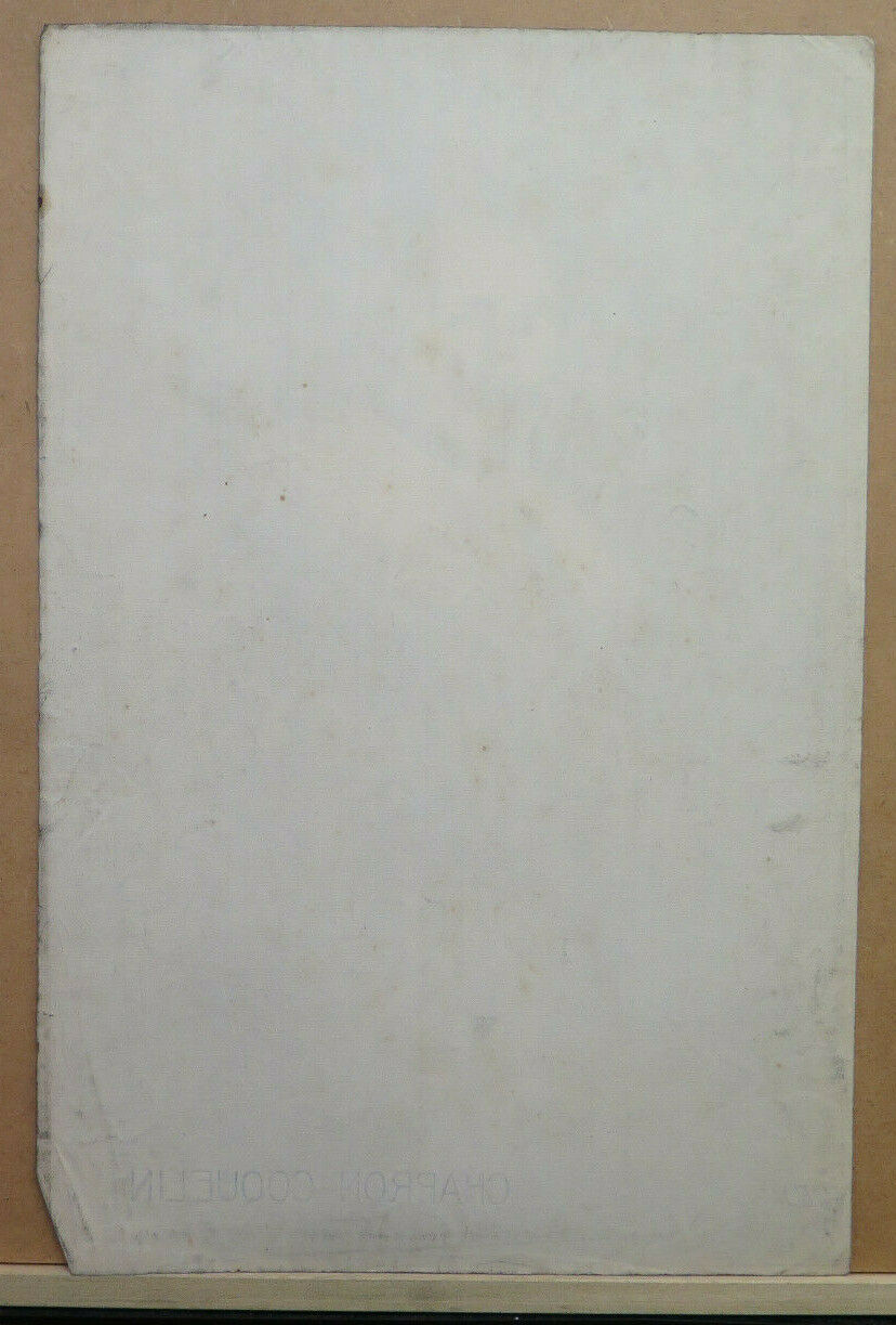 ANTIQUE DRAWING PORTRAIT OF A GENTLEMAN FRENCH ARTIST Pierre Duteurtre DUT BM53.1