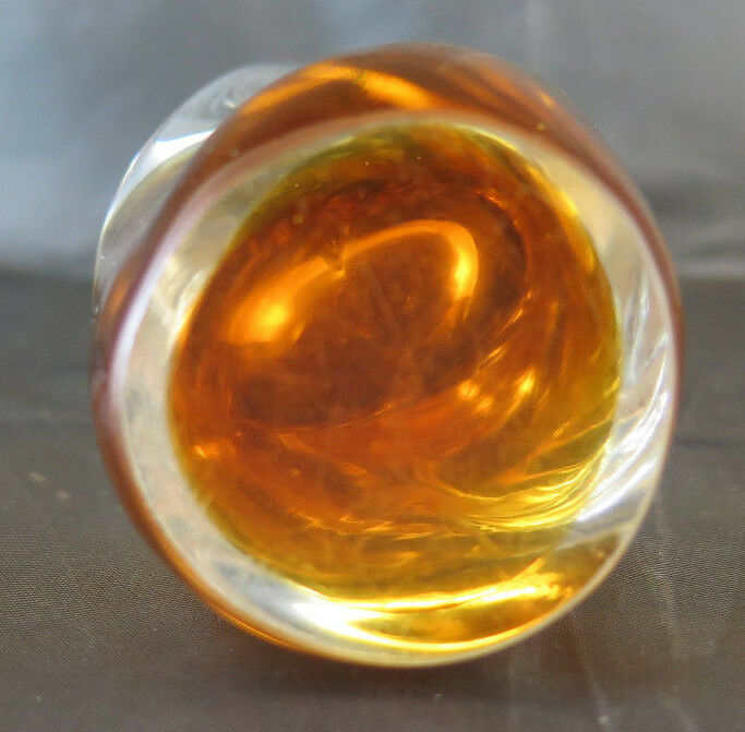 VASO DI VETRO ARTISTICO VINTAGE DESIGN REPUBBLICA CECA GLASS R121