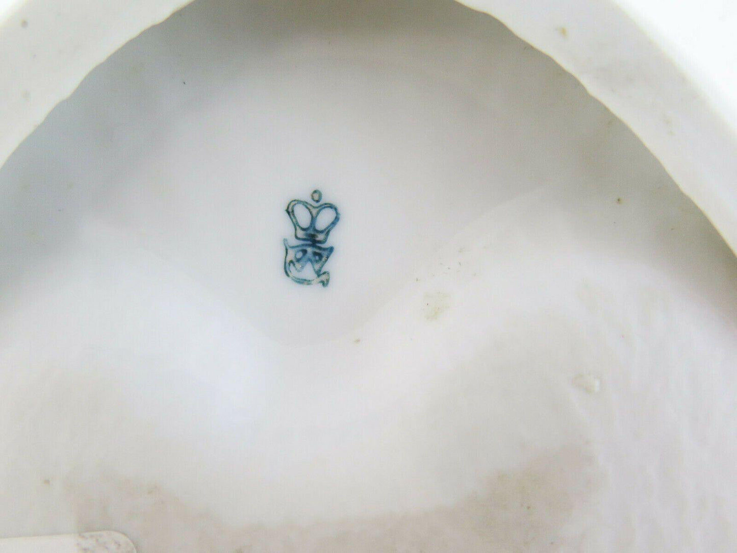 COPPA IN PORCELLANA STATUINA ORSO CENTROTAVOLA VINTAGE COPENHAGEN DENMARK R61 - Belbello Antiques