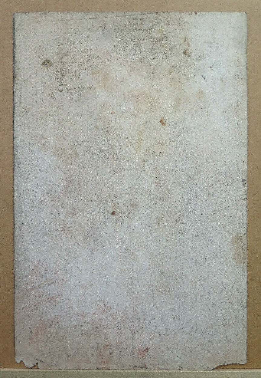 DONNA ALLO SPECCHIO QUADRO ANTICO NUDO CARBONCINO Pierre Duteurtre DUT BM53.1