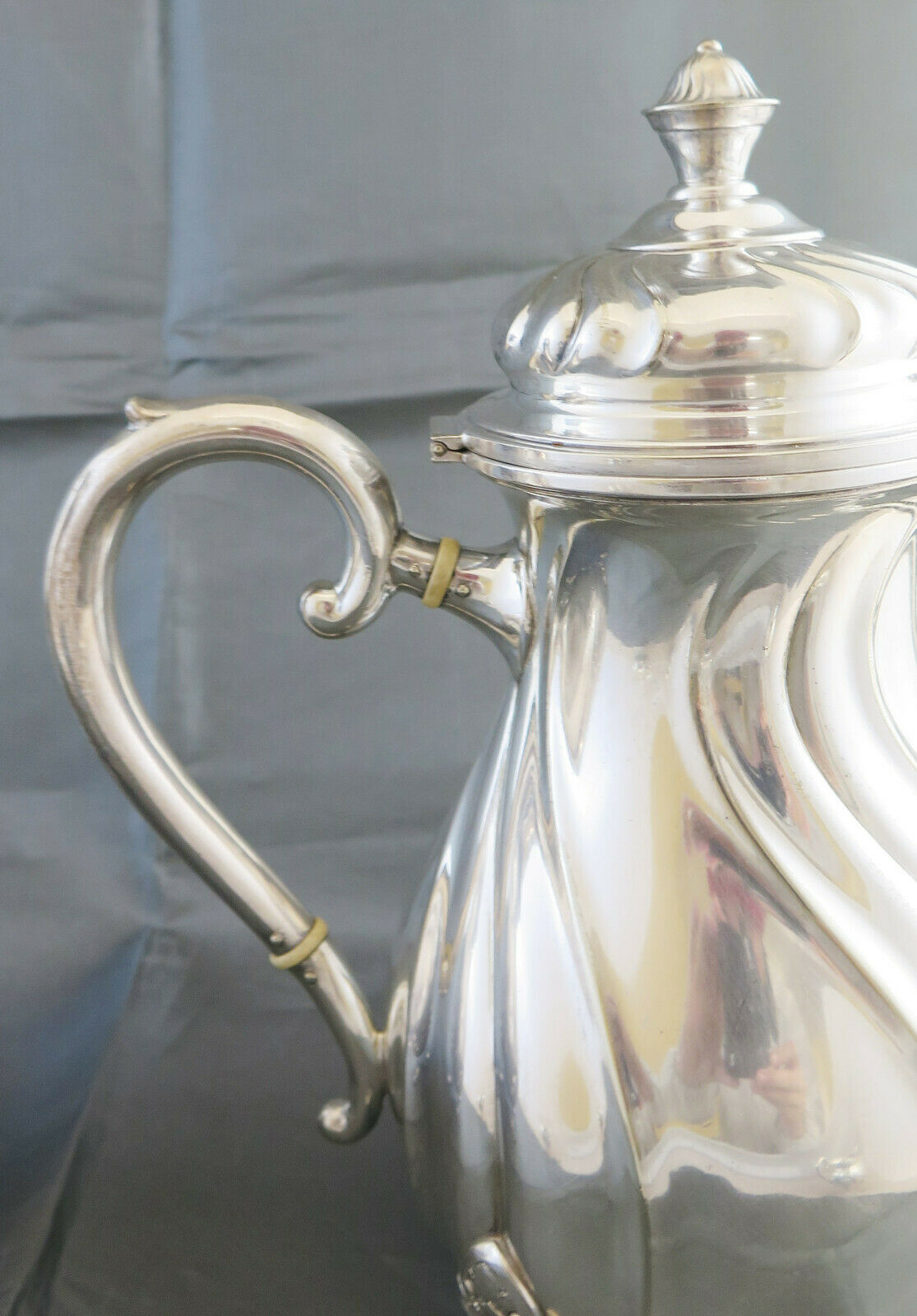 ANTIQUE ART NOUVEAU LIBERY STYLE COFFEE TEA SERVICE DENMARK SCANDINAVIA R62