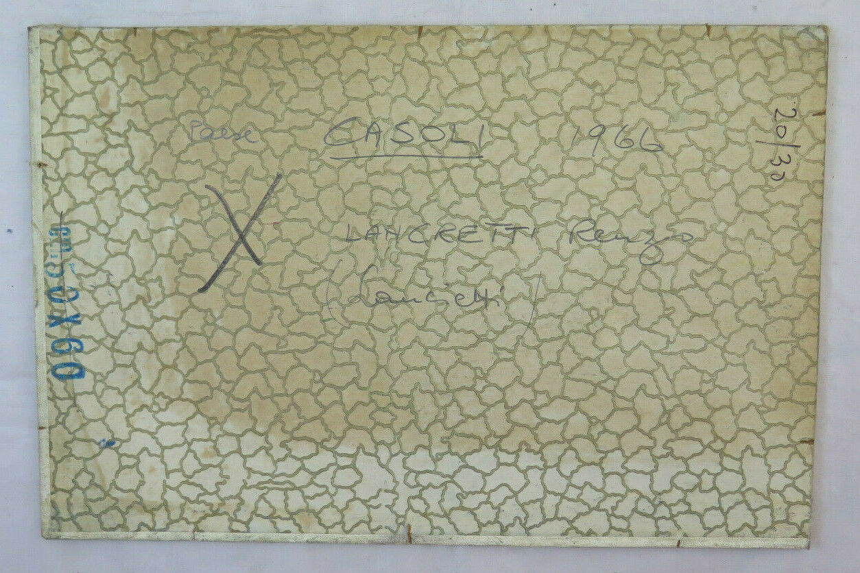 OIL PAINTING VIEW OF CASOLI VINTAGE PAINTING SIGNED AND DATED LANDSCAPE BM38