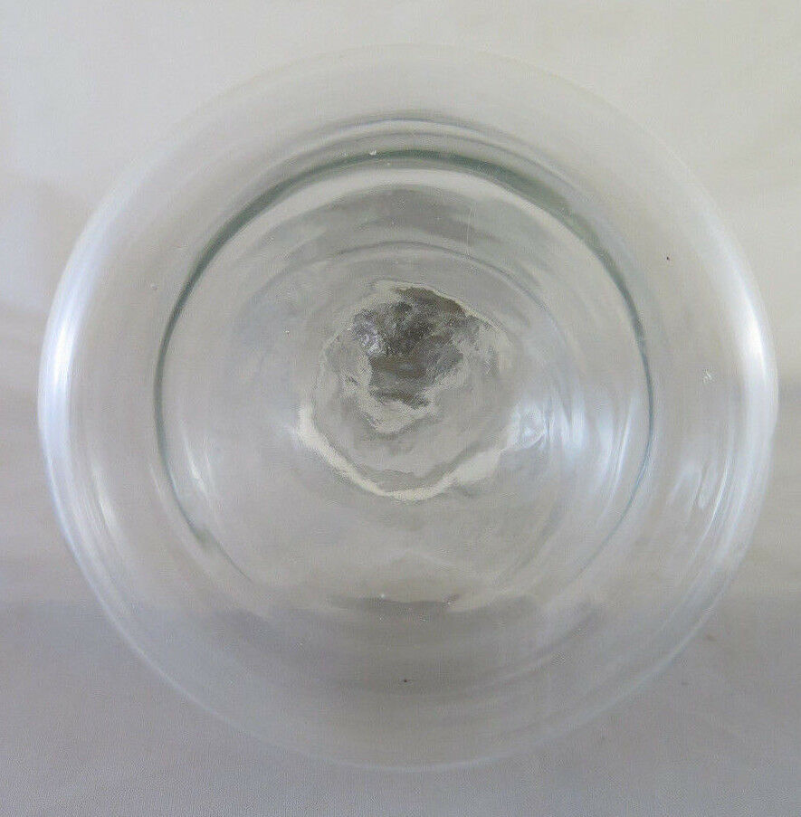 CANDELIERE DI VETRO VINTAGE PORTACANDELA LUME CANDELABRO VETRO SOFFIATO R118