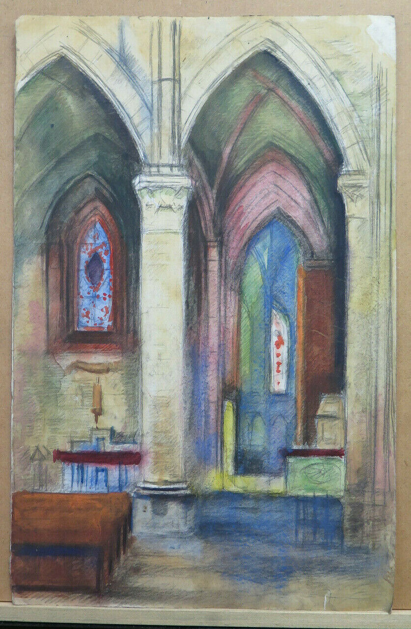 ANTIQUE DRAWING FIGURES ANIMALS WORK FRENCH ARTIST Pierre Duteurtre DUT BM53.1