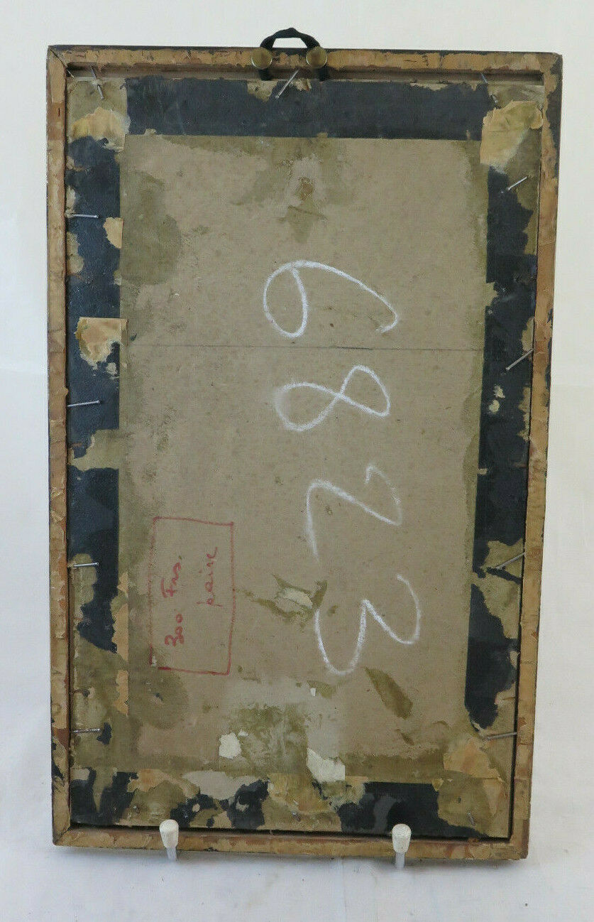 ANTIQUE WATERCOLOR PAINTING LANDSCAPE OF THE FRENCH COUNTRYSIDE EARLY 1900s BM43