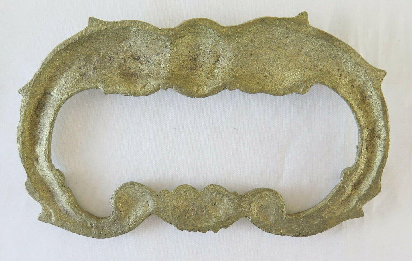 MANIGLIA PER MOBILI ANTICHI BRONZO ARTIGIANALE FERRAMENTA FREGIO ACCESSORI CH30 - Belbello Antiques