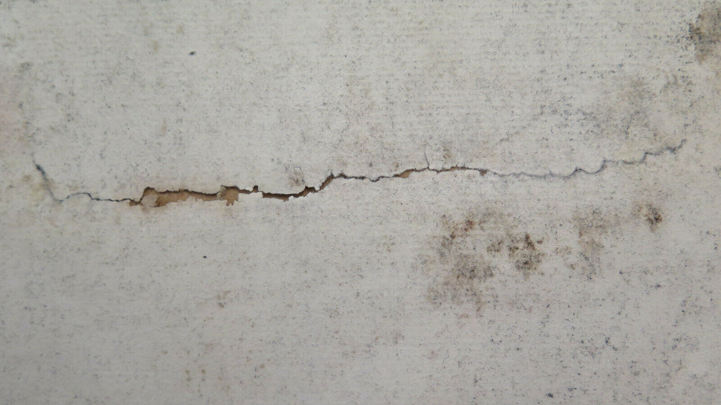 GRANDE DISEGNO ANTICO INTERNO CHIESA GOTICA Pierre Eugène Duteurtre DUT BM53.1