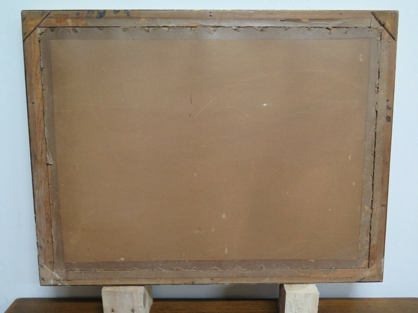 STAMPA ANTICA PAESAGGIO DI CAMPAGNA ALBERI FIRMATA AXEL HOLM VINTAGE PRINT R103 - Belbello Antiques