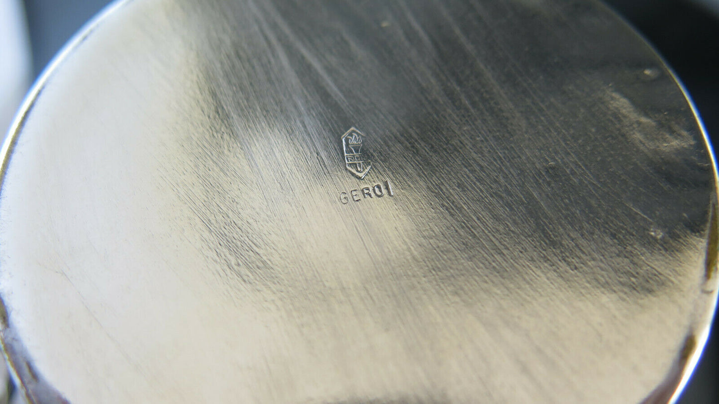 SERVIZIO DA CAFFE' TE' ANTICO ART NOUVEAU STILE LIBERY DANIMARCA PRIMO 900 R62 - Belbello Antiques