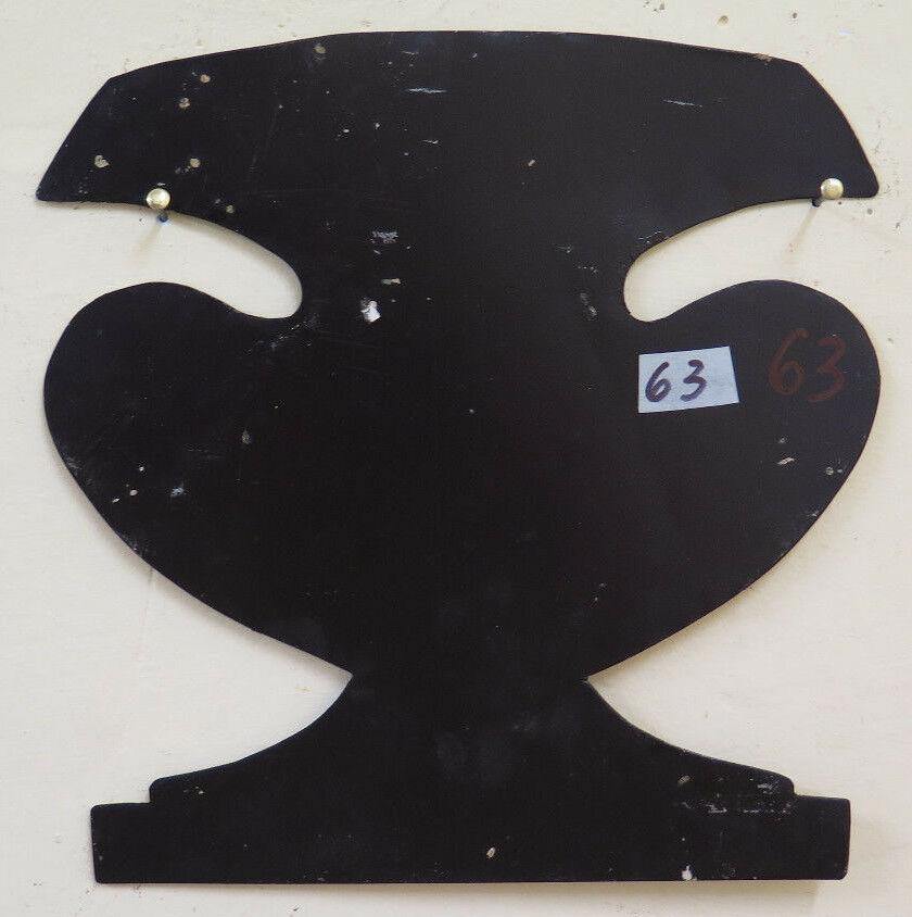 ANTICO FREGIO DECORAZIONE PARIETALE DIPINTO INCISO A MANO FORMA DI VASO CH13 63 - Belbello Antiques