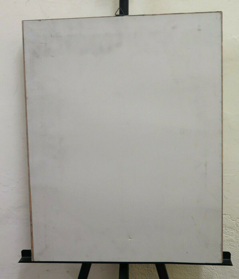 QUADRO VINTAGE PAESAGGIO CON VIGNE FIRMATO FRANCIA 900 DIPINTO ACQUERELLO BM51