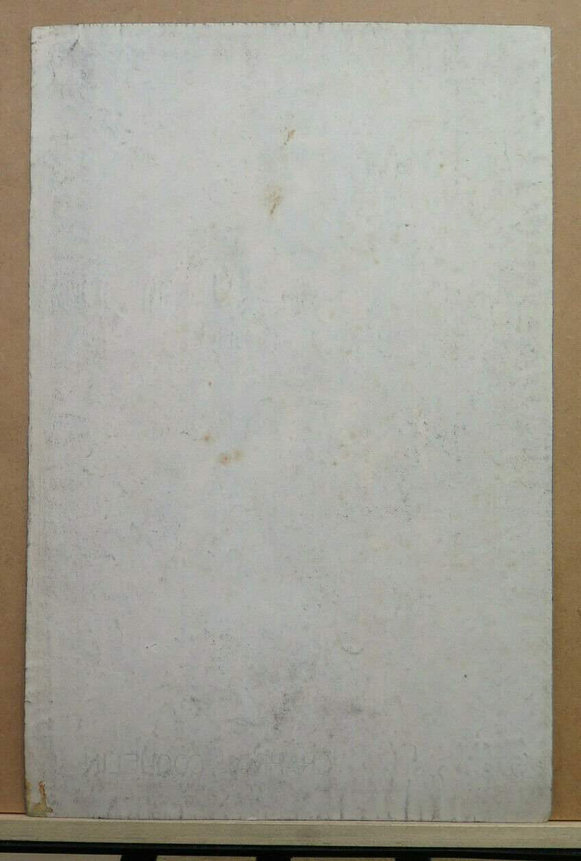 ANTIQUE PAINTING WOMAN PORTRAIT ARTIST PAPER FRANCE Pierre Duteurtre DUT BM53.1