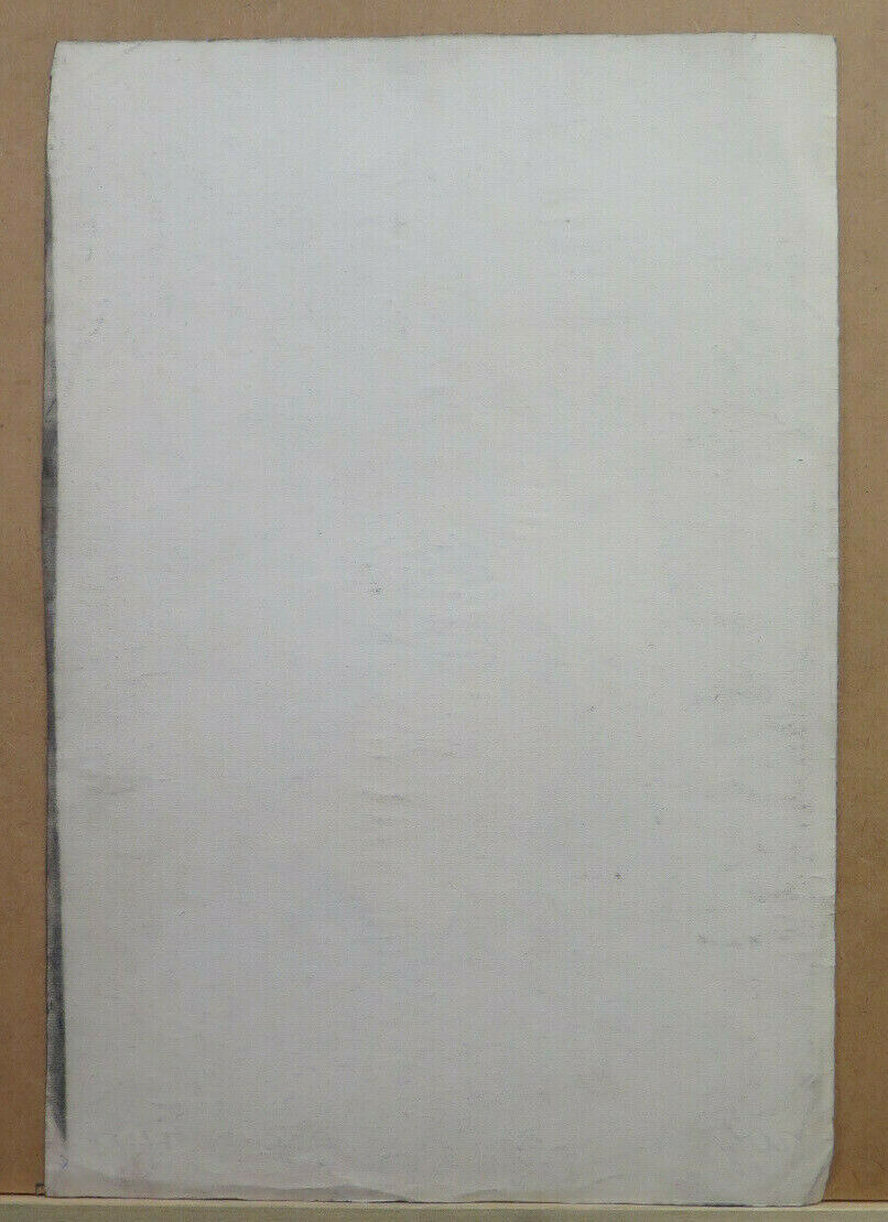 LARGE RELIGIOUS FIGURE CHARCOAL DRAWING Pierre Duteurtre known as DUT BM53.1