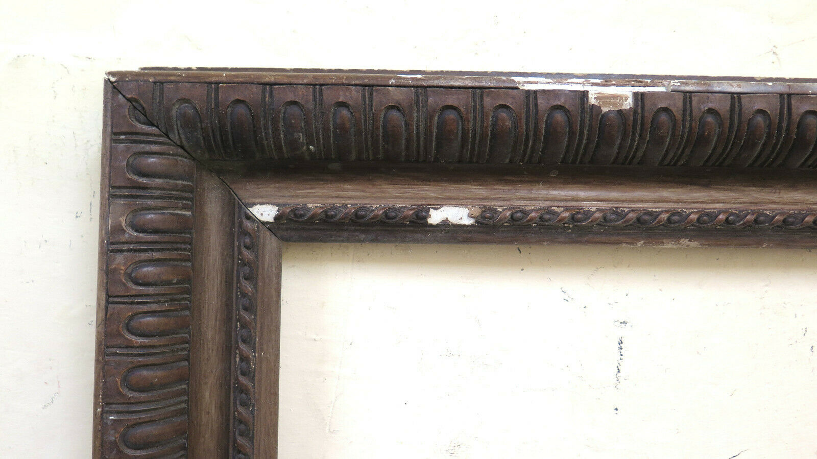 80x100 cm CORNICE PER QUADRI ANTICA IN LEGNO DA RESTAUARARE CORNICE CB –  Belbello Antiques
