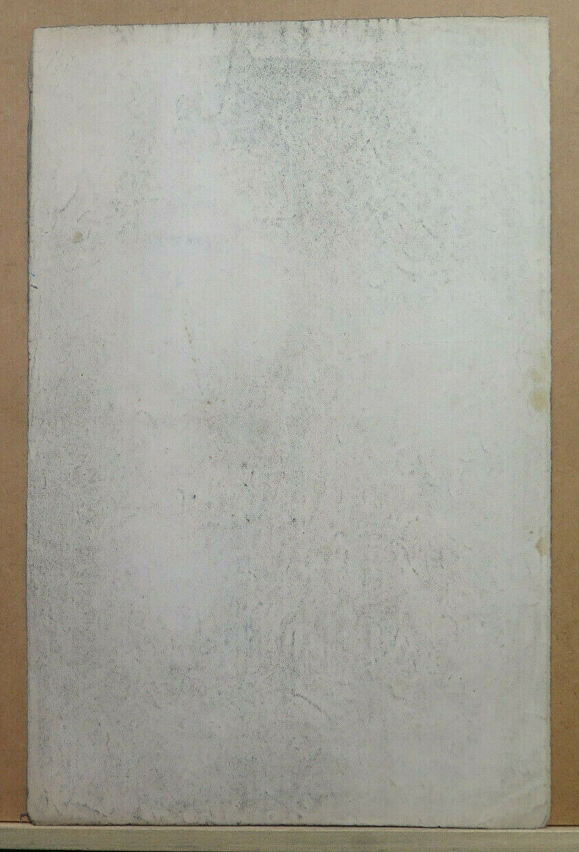 ANTIQUE PAINTING PORTRAIT OF A GIRL WITH GUITAR ARTIST Pierre Duteurtre DUT BM53.1