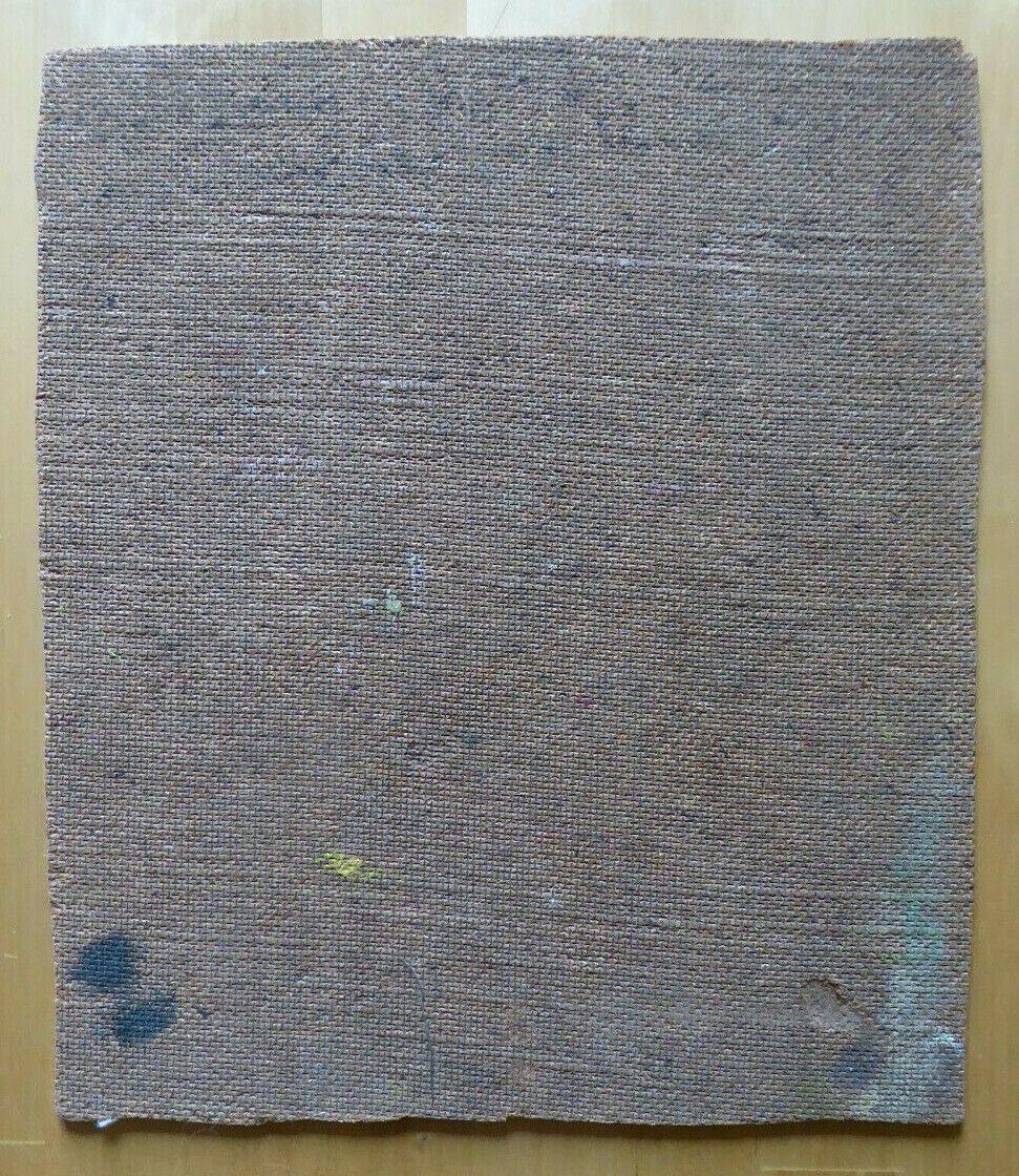 VEDUTA DI PAESE IN STILE IMPRESSIONISTA VECCHIO QUADRO DIPINTO OLIO SPAGNOLO MD3 - Belbello Antiques