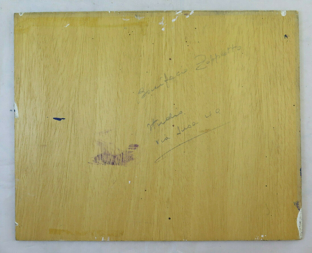 OLD COUNTRY LANDSCAPE PAINTING OIL PAINTING ON PANEL SIGNED BM38