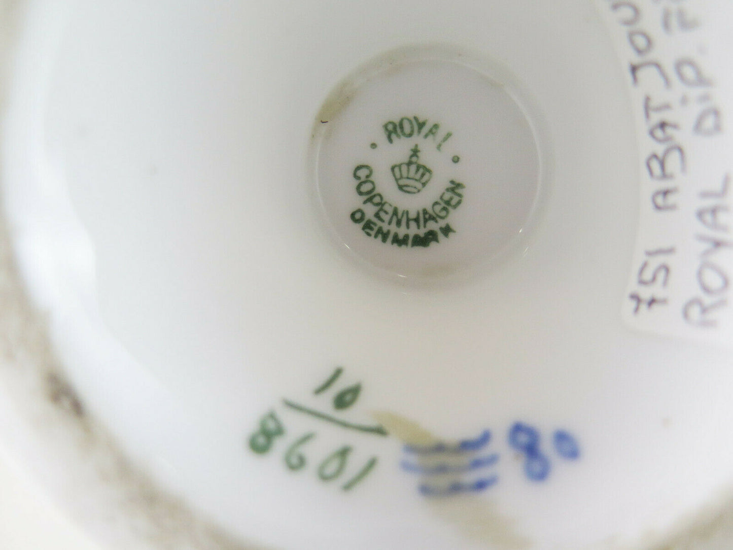 ANTICA LAMPADA IN CERAMICA ROYAL COPENHAGEN ABAT JOUR ANTICA ORIGINALE R43 - Belbello Antiques