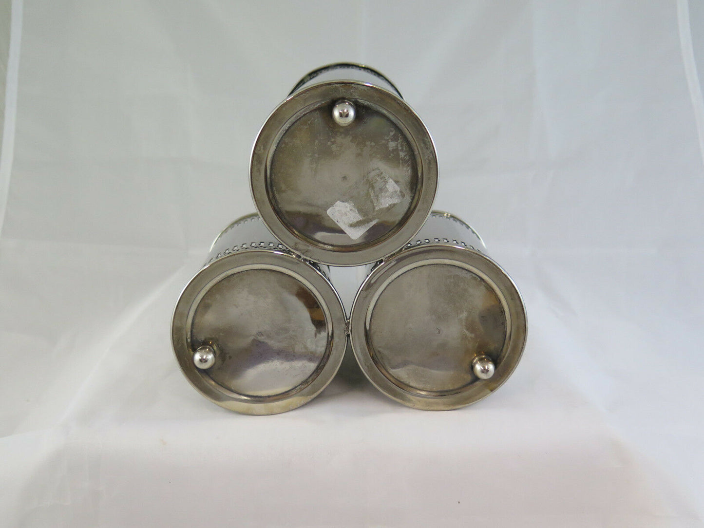 ANTIQUE SILVERPLATE SHEFFIELD OIL CRUET DENMARK EARLY TWENTIETH CENTURY 1900 R90